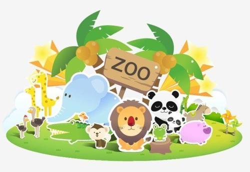 去動物園開心的句子